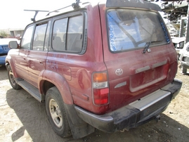 1994 TOYOTA LANDCRUISER BURGUNDY 4.5L AT 4WD Z16459